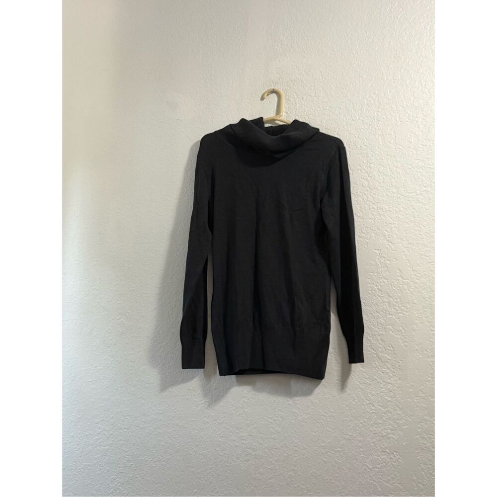 Ramblers Way Sweater Women L Black  100% Rambouillet Wool Dolman Sleeve Top